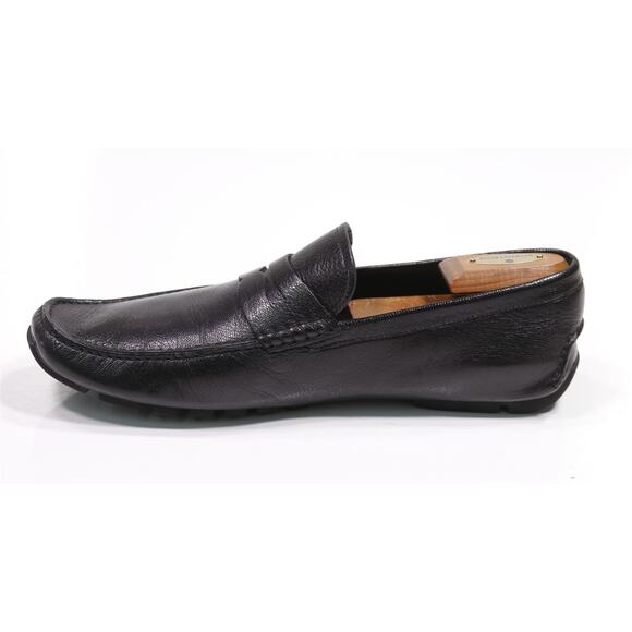 Bally Mens Waldok Black Leather Driving Loafers Moccasins Shoes US 9.5 main image 11